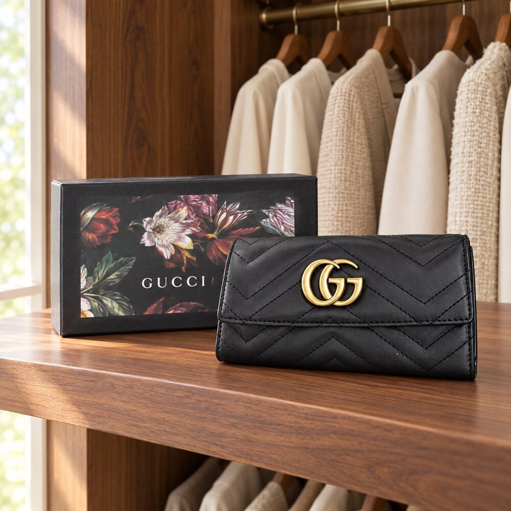Gucci GG Marmont Continental Wallet - Picture 4 of 6
